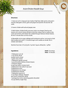 Asian Chicken Noodle Soup