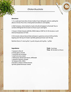 Chicken Bruschetta